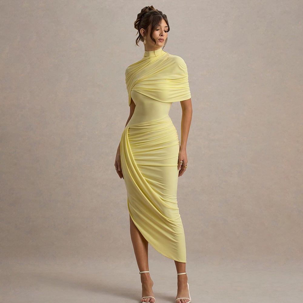 Deardorff Midi Dress - Yellow