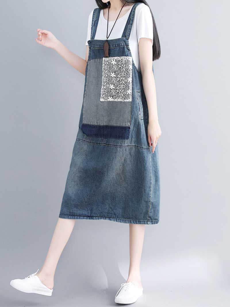 Want Meet You Overall Midi Dress - Fashionpara