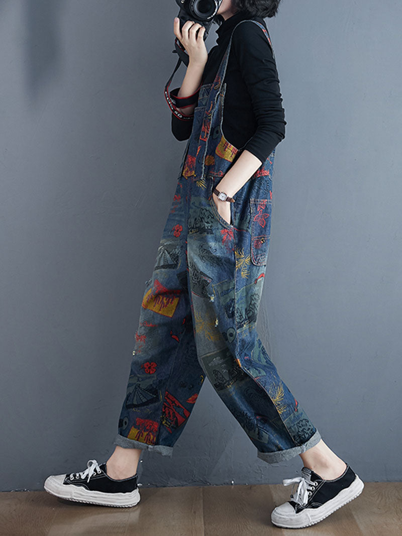 Stay Drippin Cotton, Denim Overall Dungarees - Fashionpara