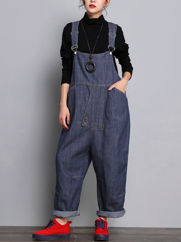 Marshall Denim Overalls Dungaree - Fashionpara