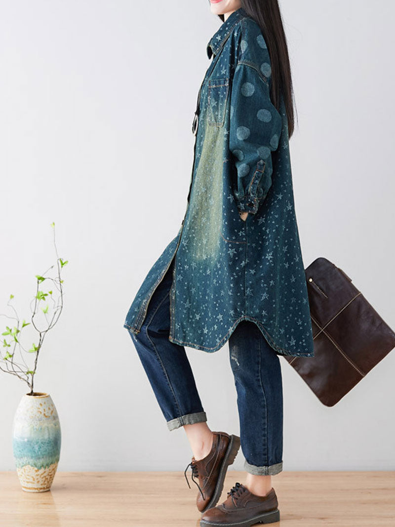 Diamonds In The Sky Shirt Dress - Fashionpara