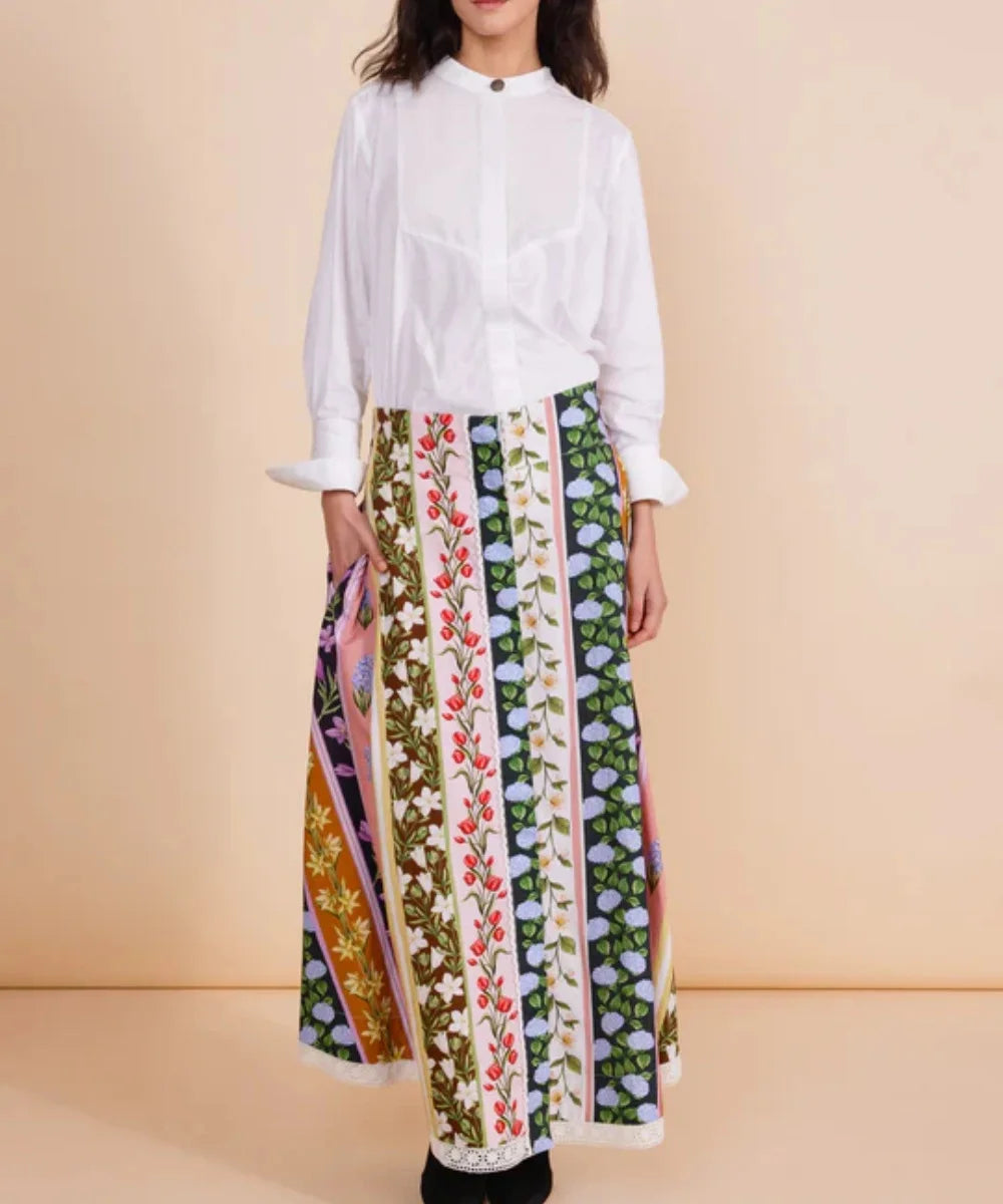 Vintage Garden Lace Two-piece Suit - Fashionpara