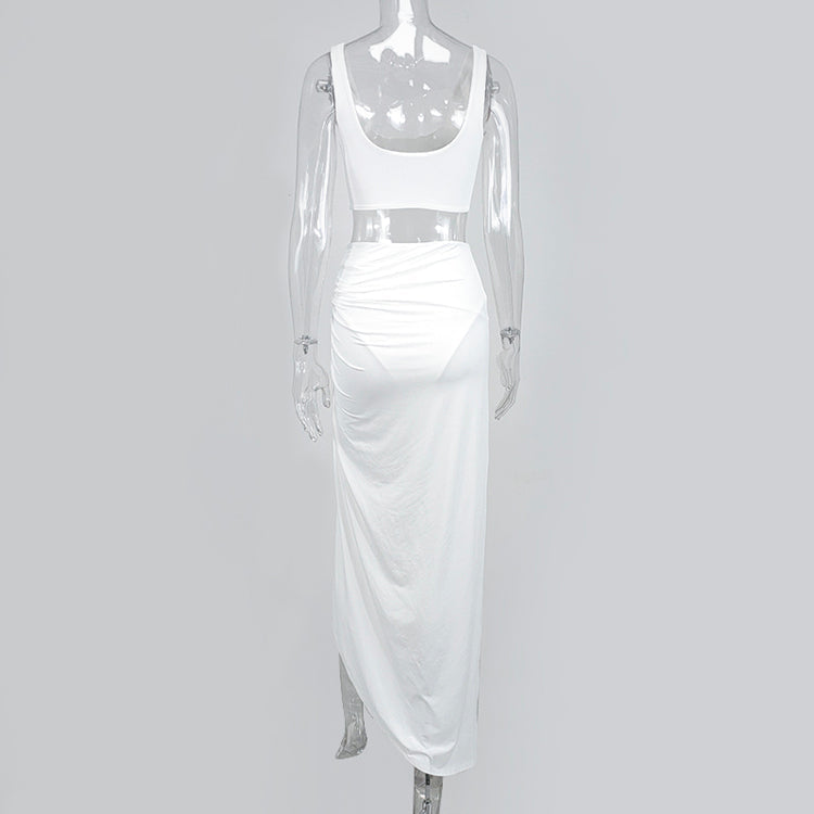 Baddie B Co-ord - White