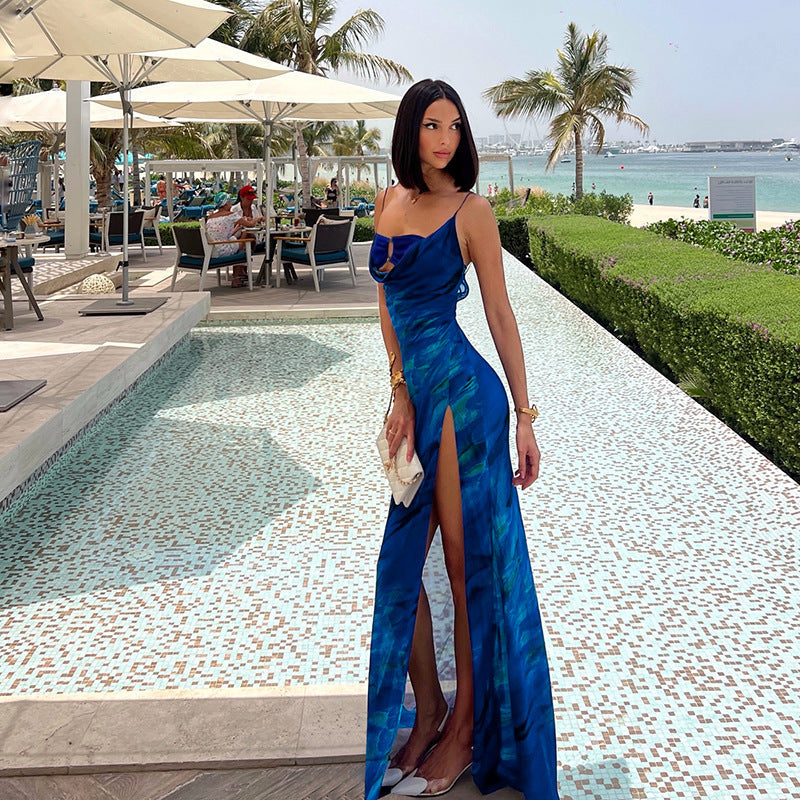 Dempsey Maxi Dress - Blue