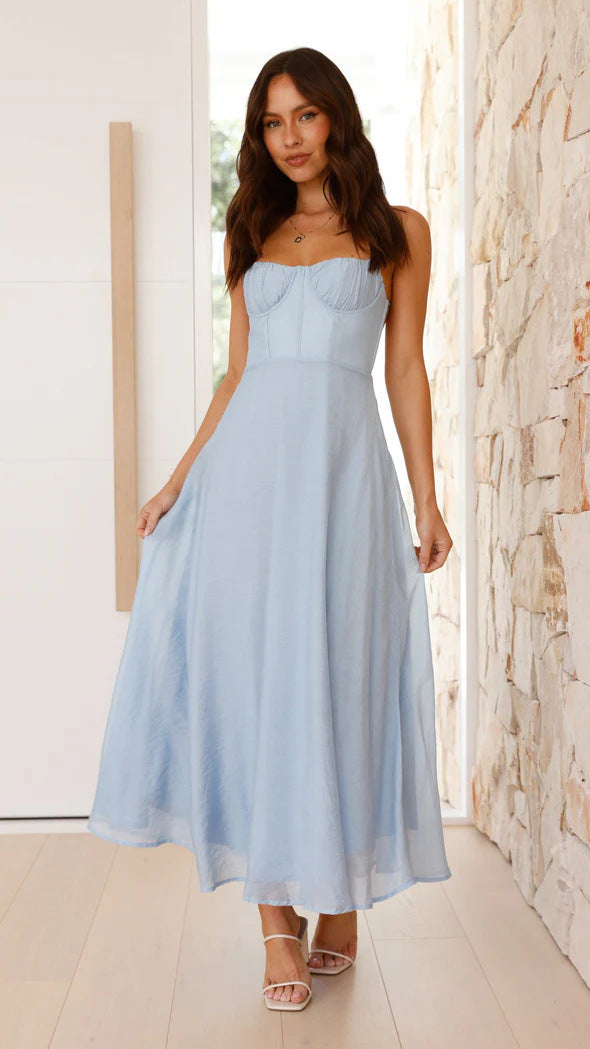 Ducasse Maxi Dress - Blue