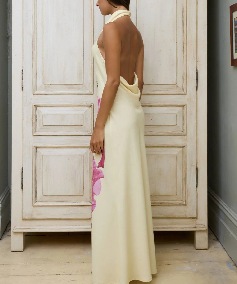 Art Iris Floral Maxi Dress - Fashionpara