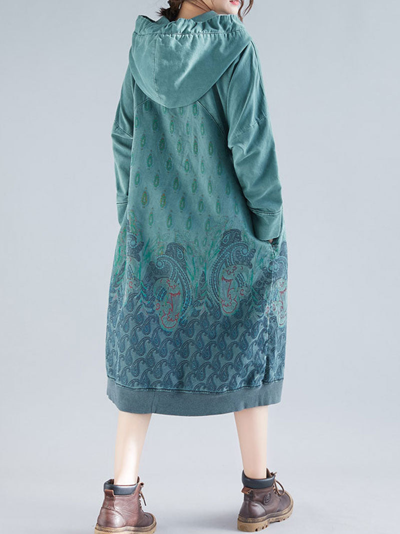 You Are Not Around Hooded - Fashionpara