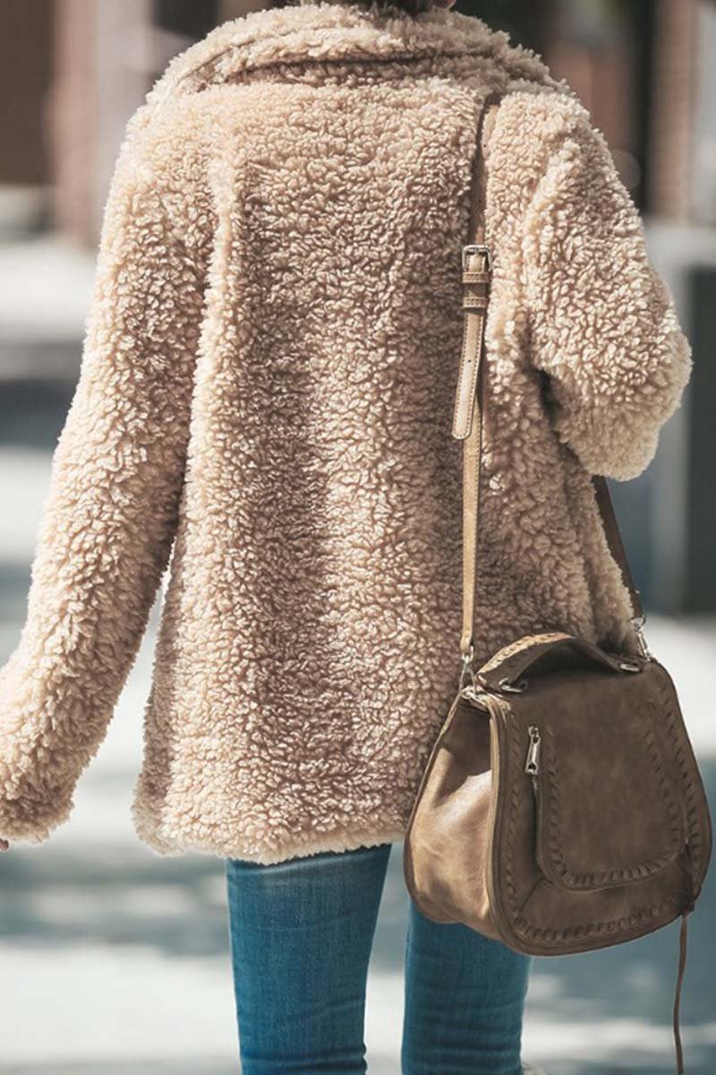 Florcoo Cozy Winter Plush Cardigan - Stylish Warmth in 3 Colors