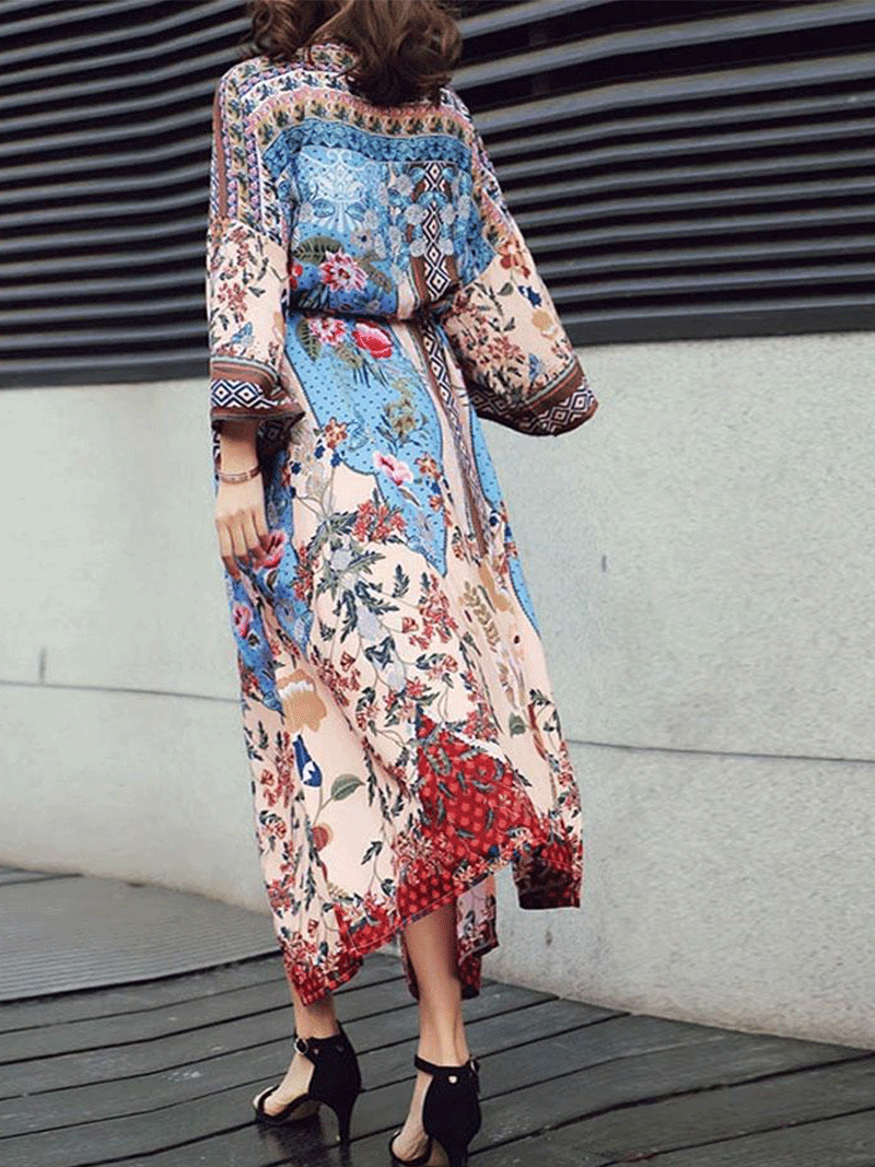 Mercury Ringer Cotton Gown Robe Kimono 2