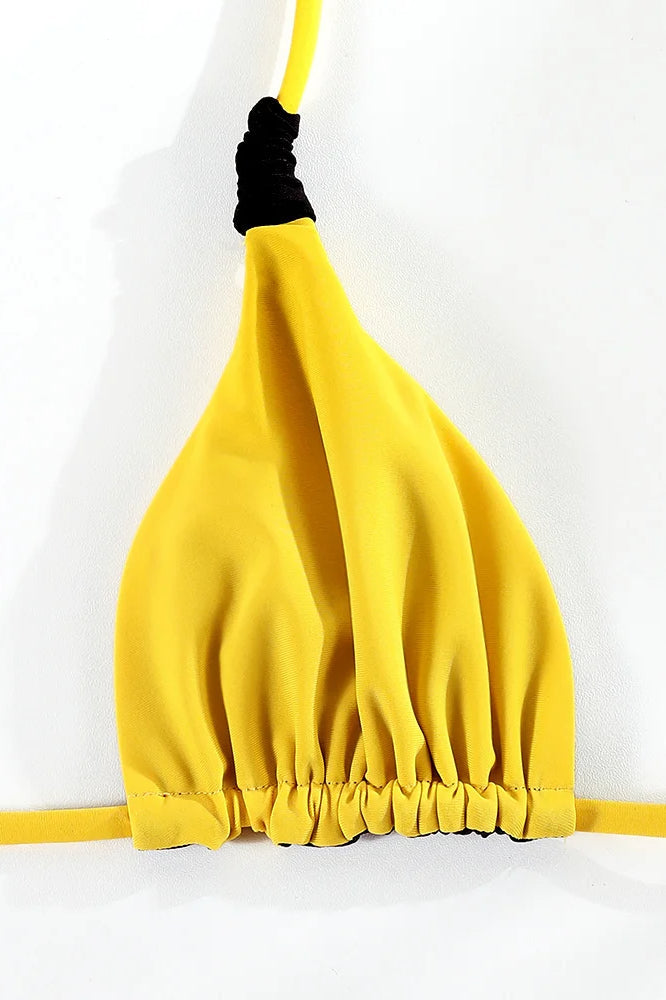 Two-Sided Triangle Bikini Set