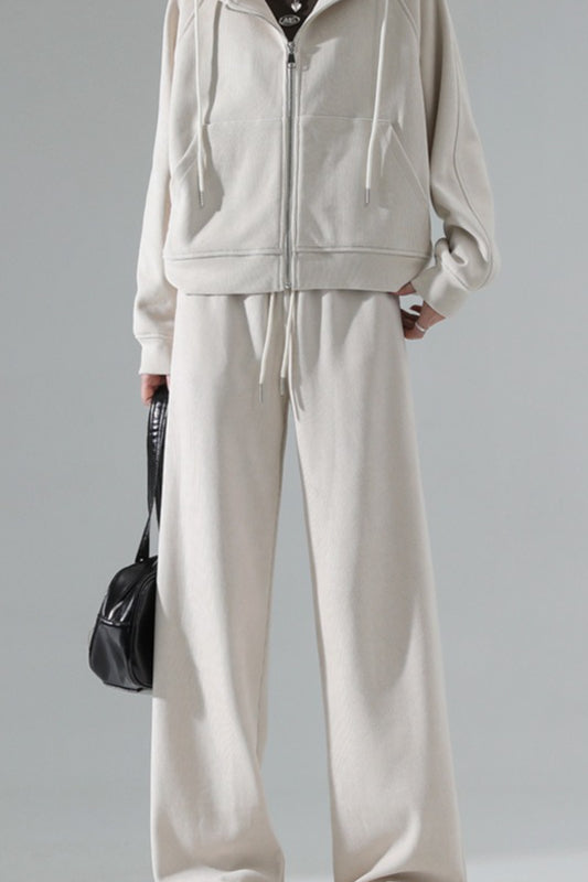 Fleece Lined Relaxed Knit Pants