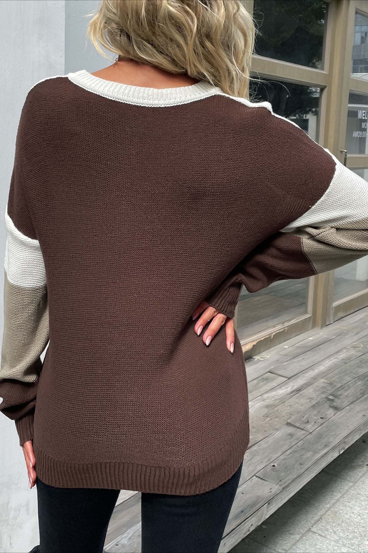 PrincessAce Casual Leopard Print Sleeve Sweater for Style