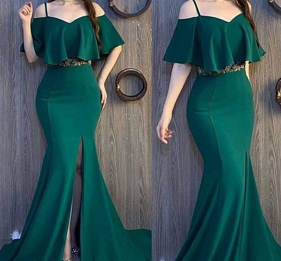 Graduation dress Green Prom Dresses Formal Wedding Evening Party Dresses For Graduation