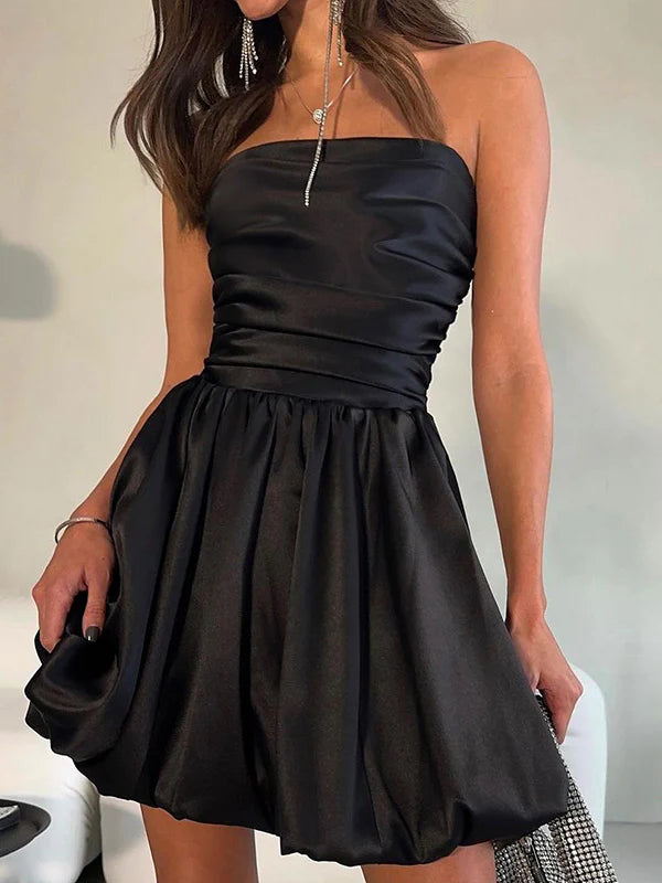 Summer Sexy Off-Shoulder A-Line Mini Party Dress - Fashionpara