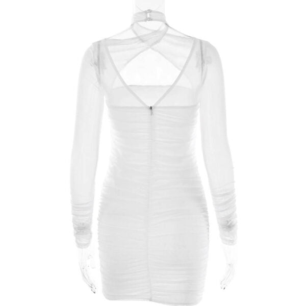 Georgina Short Dress - White 5