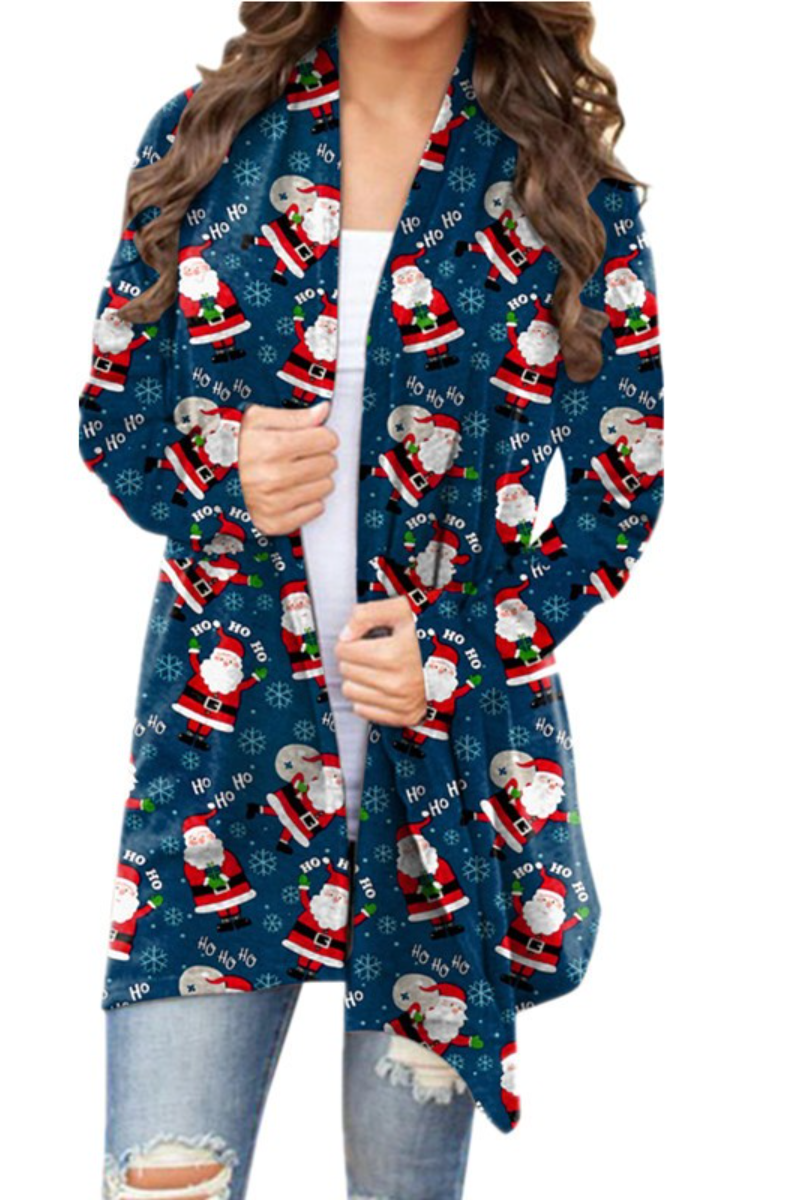 Casual Long-sleeved Christmas Cardigan  Fashionpara