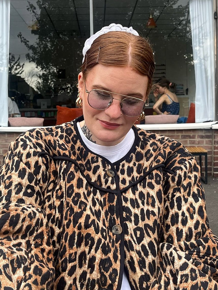 Winter Leopard Print Jacket 2