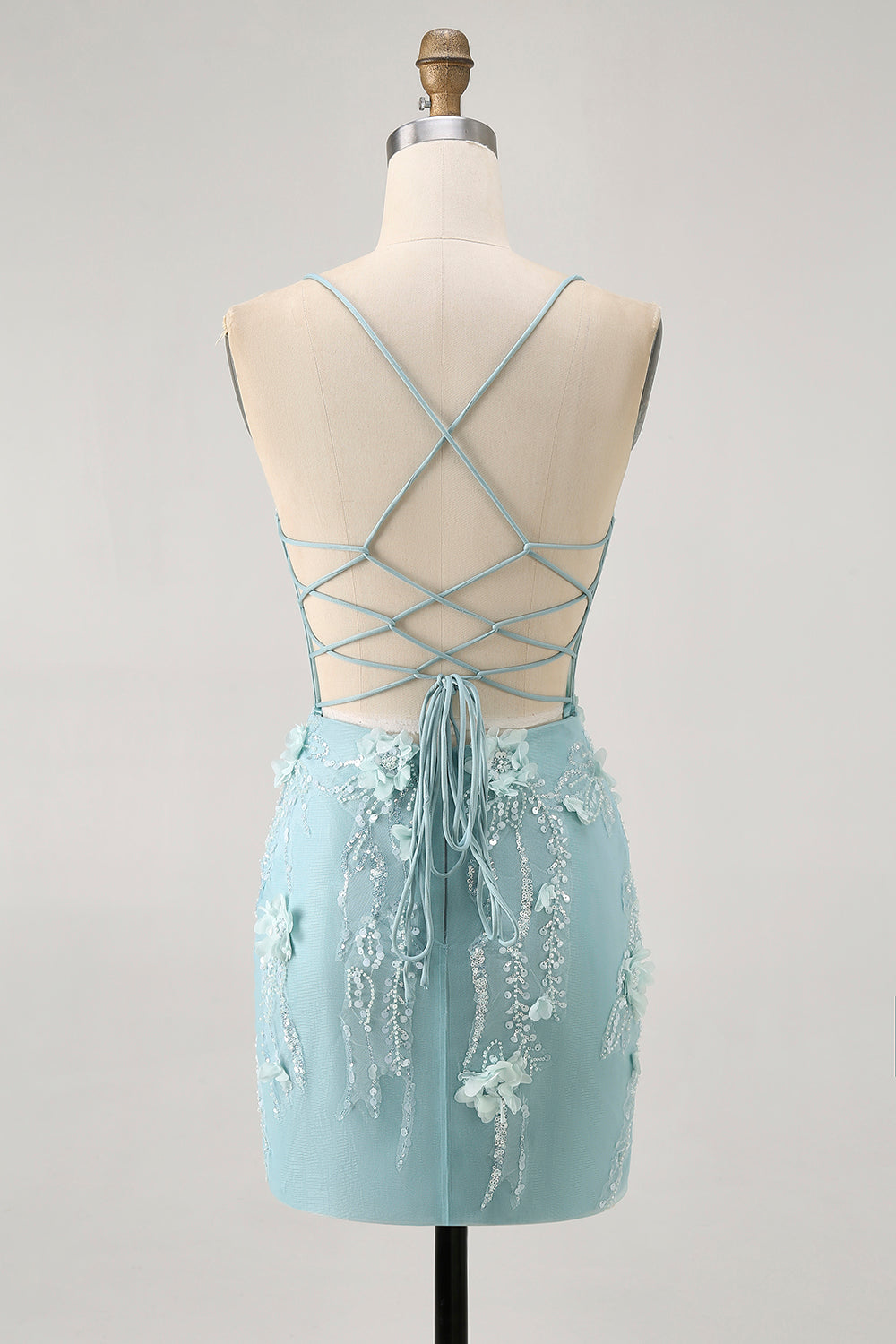 Sequins Beaded Blush Bodycon Short Corset Homecoming Dress