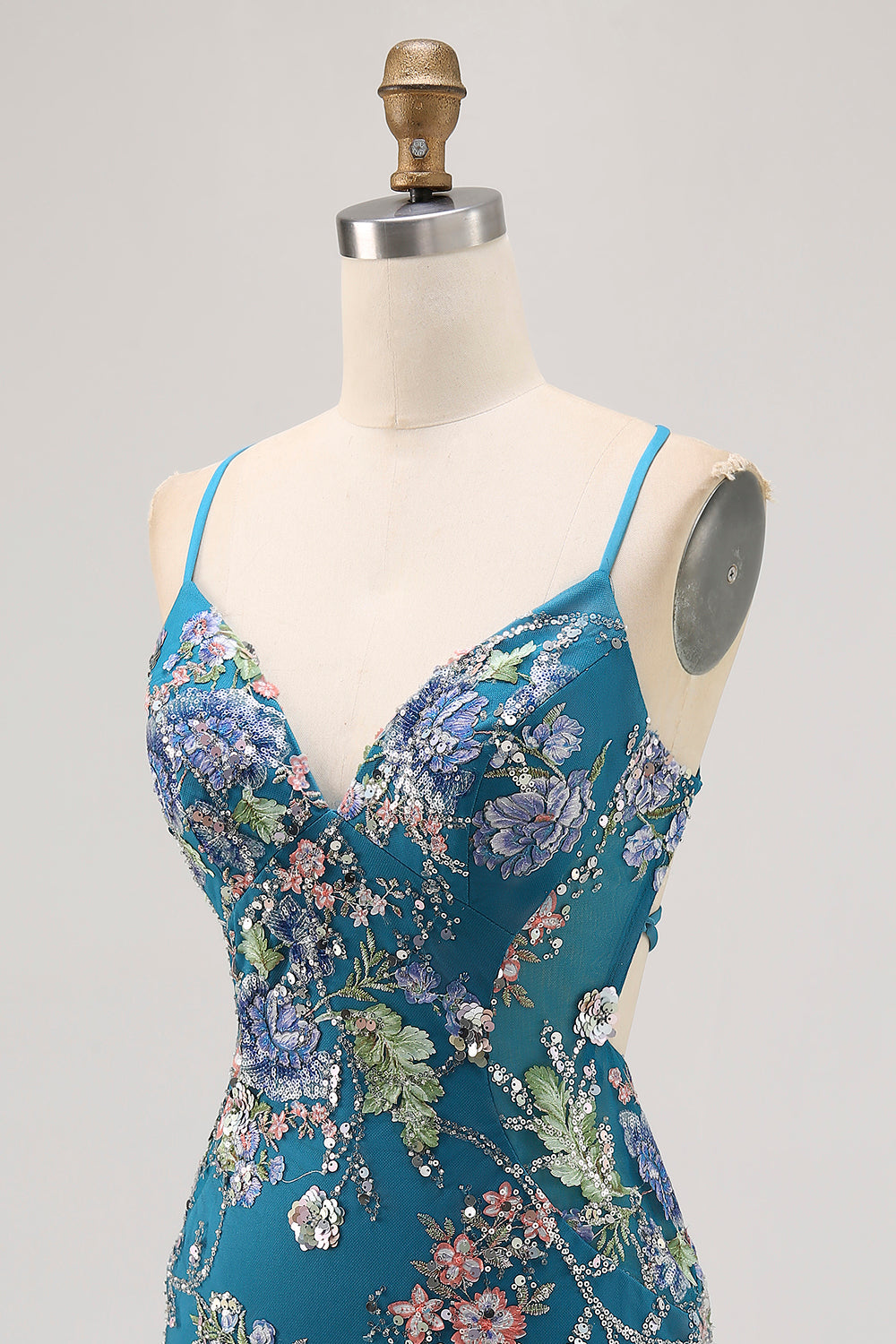 Sparkly Black Tight Floral Short Homecoming Dress with Seuqins