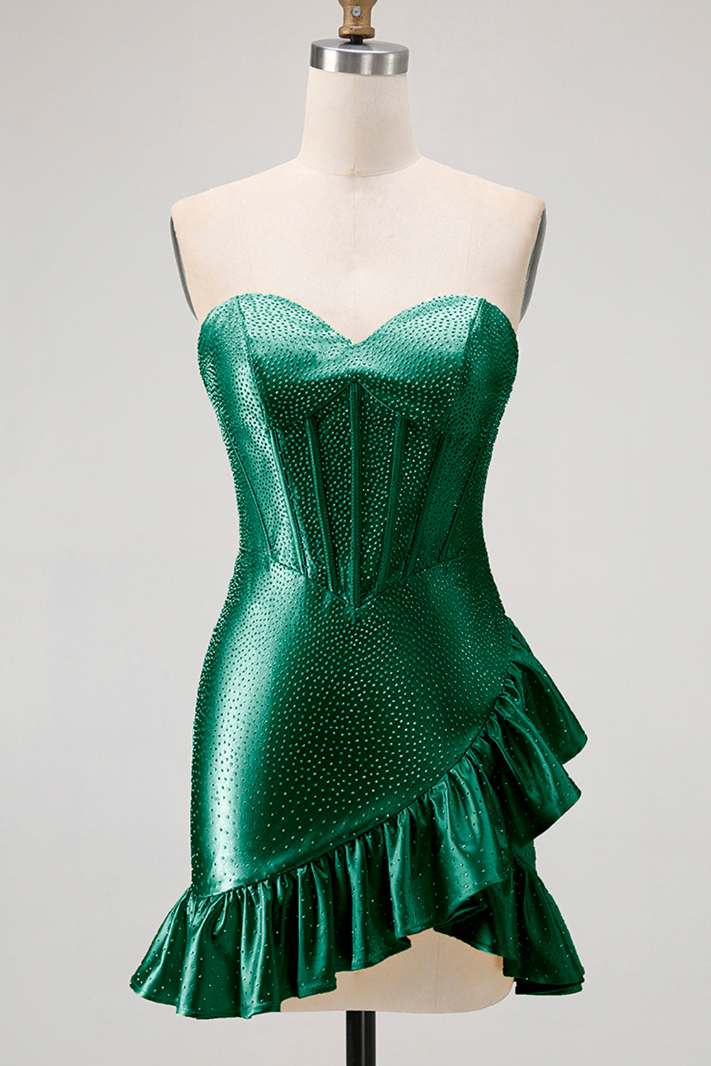 Sparkly Yellow Corset Sweetheart Short Homecoming Dress with Beading