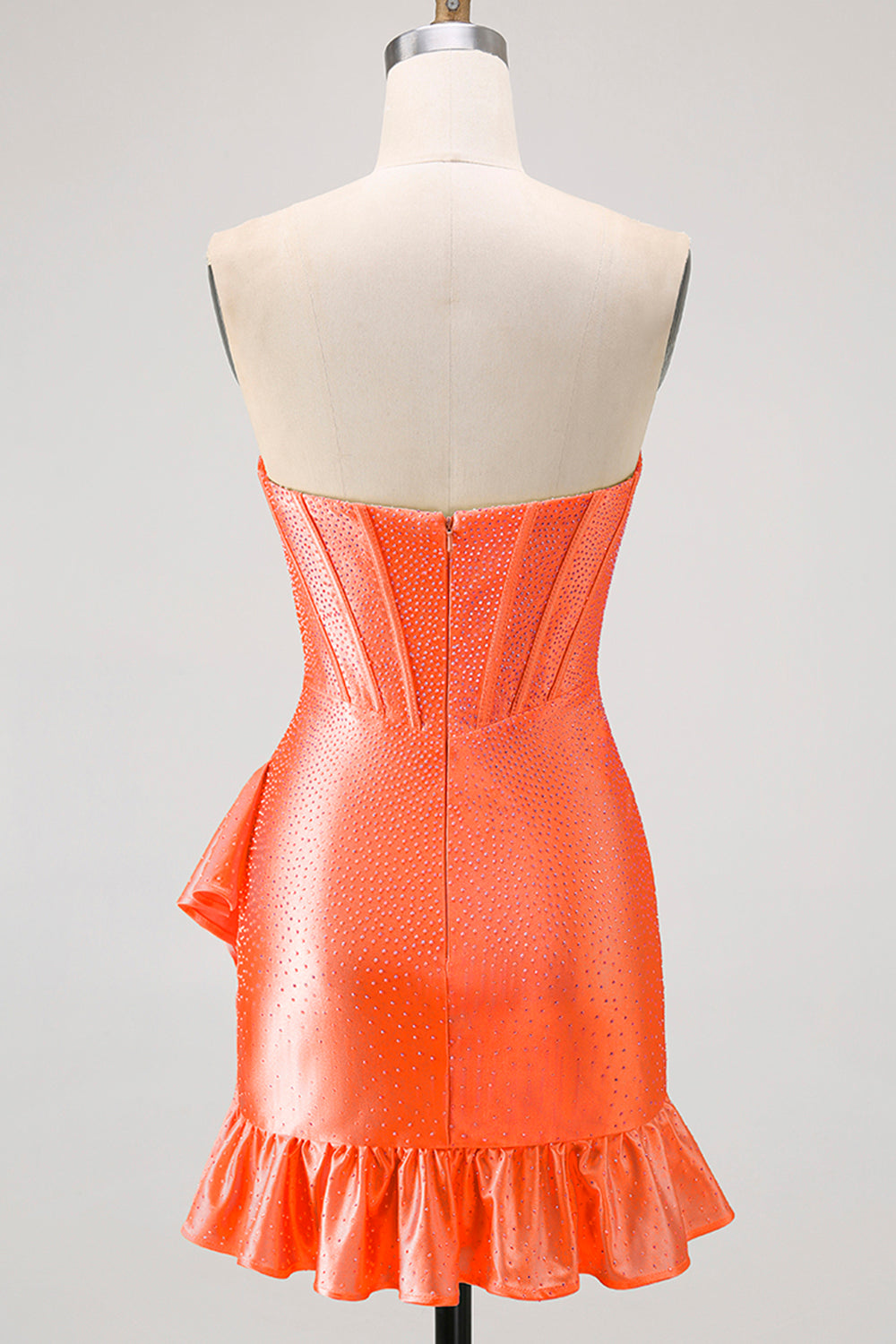 Sparkly Yellow Corset Sweetheart Short Homecoming Dress with Beading