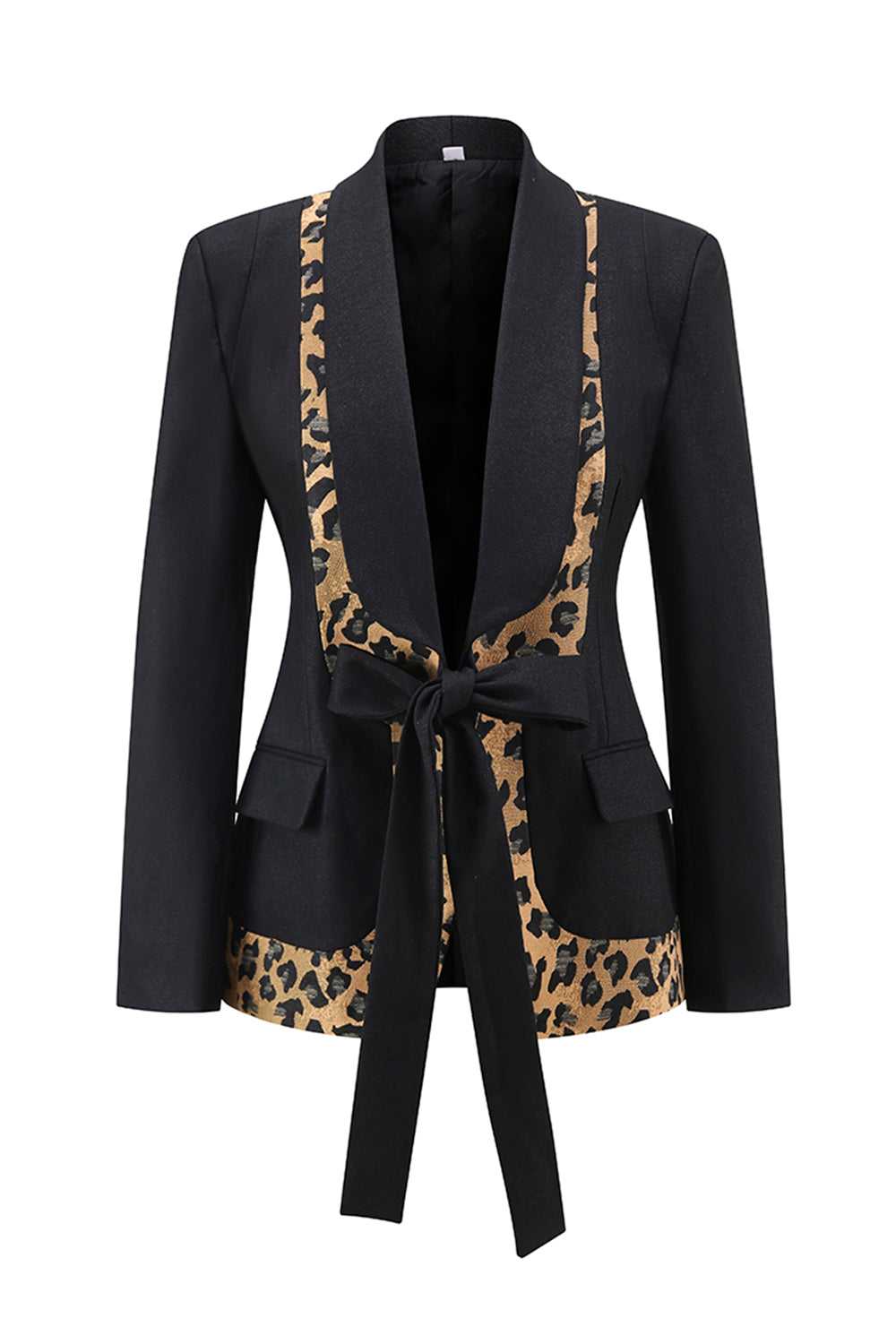 Black Shawl Lapel 2 Piece Women Prom Suits with Bow