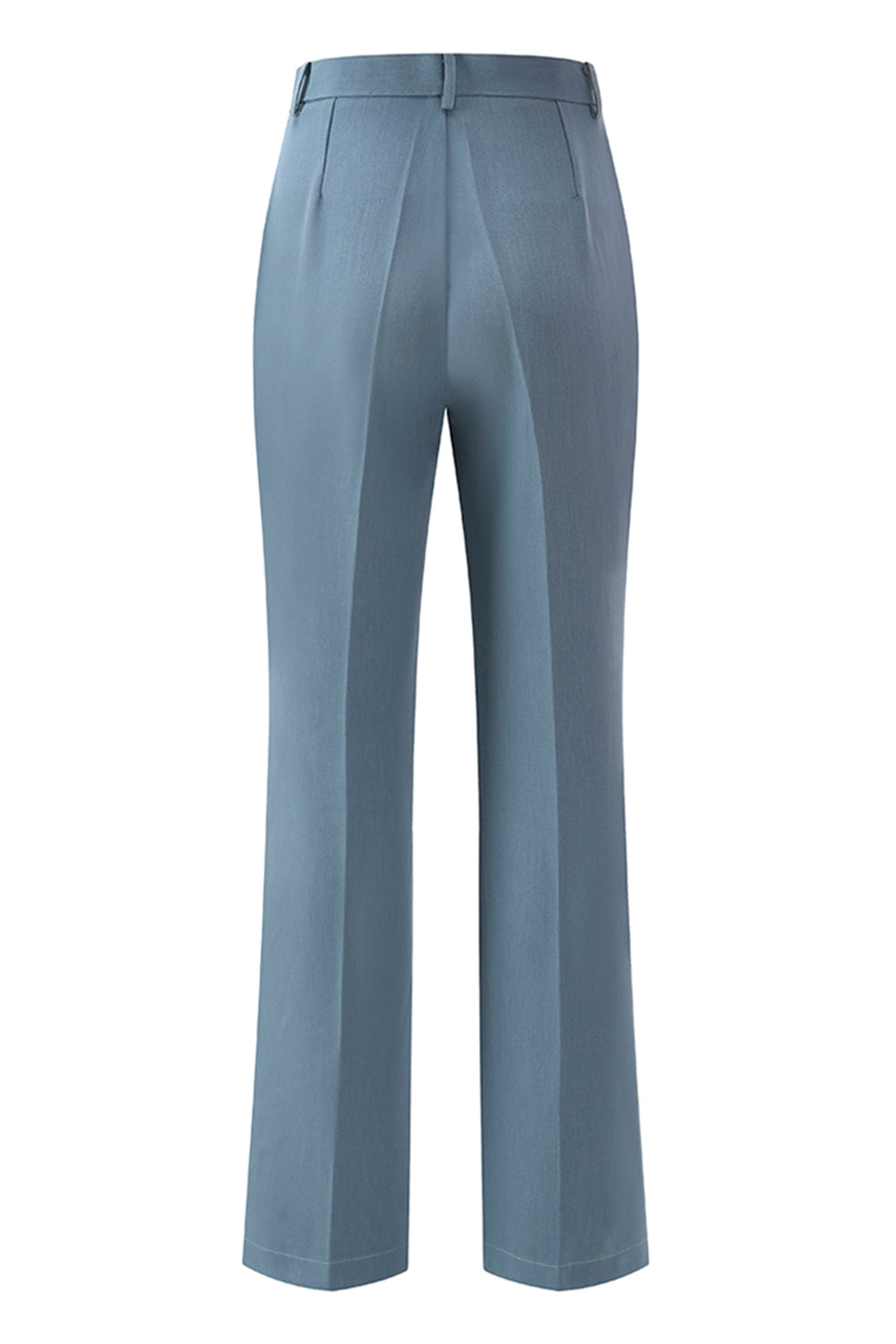 Grey Blue 2 Piece Cut Out Notched Lapel Women Prom Suits