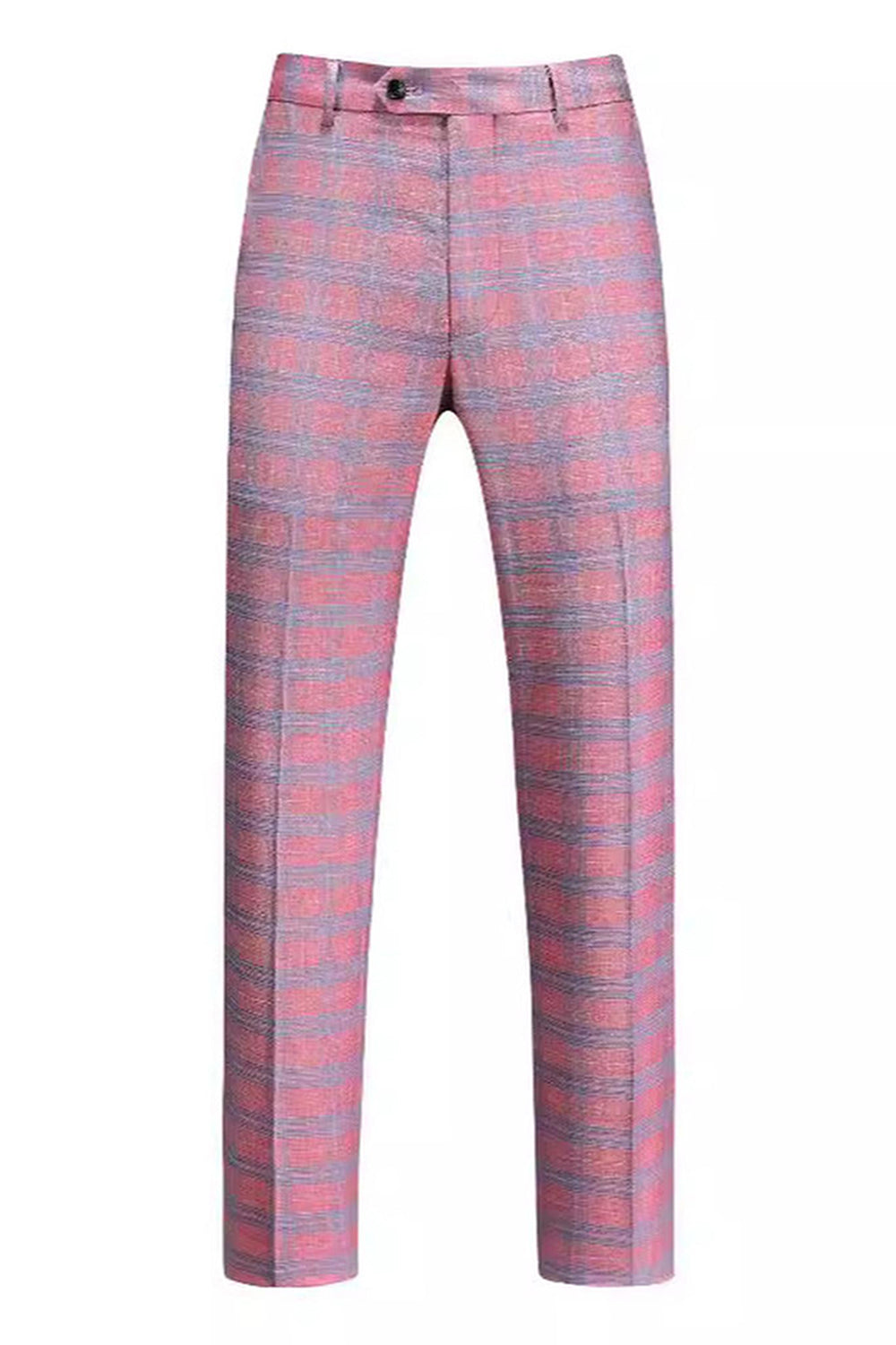 Pink Striped 2 Pieces Peaked lapel Men's Prom Suits