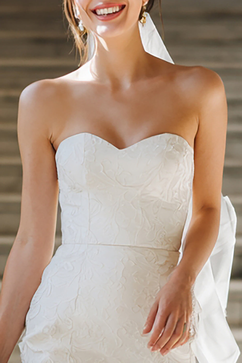 Simple White Bodycon Sweetheart Short Wedding Dress