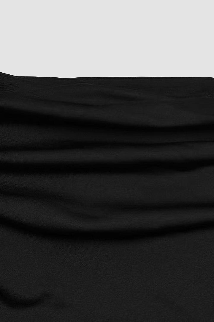 Lace Panel Side Tie Flare Pants