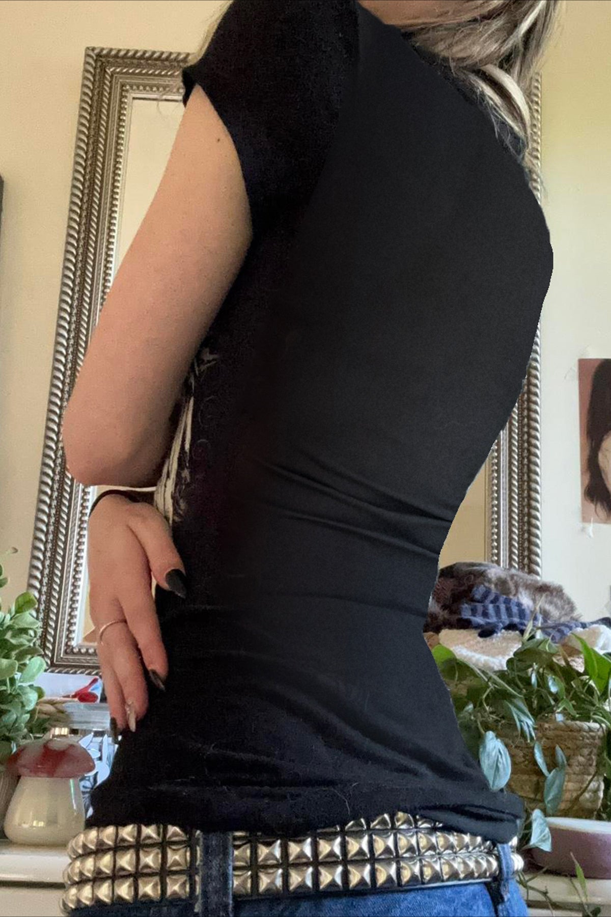 Vintage Wing Graphic Slim Fit T-Shirt