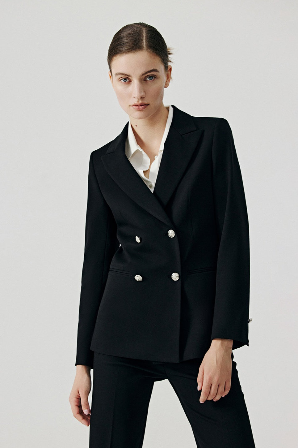 Black Office Career Blazer 6