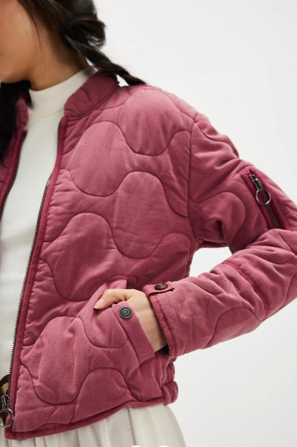 Vintage Urban Casual Quilted Stand-Collar Coat for Style