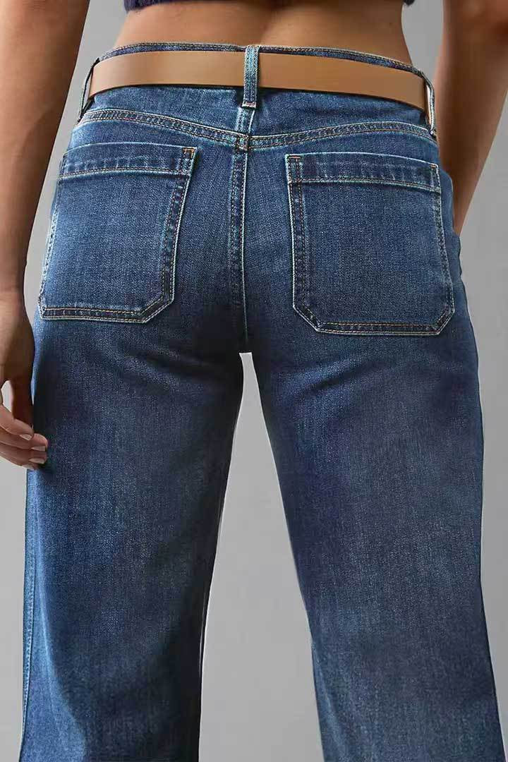 High Waist Vintage Straight Jean