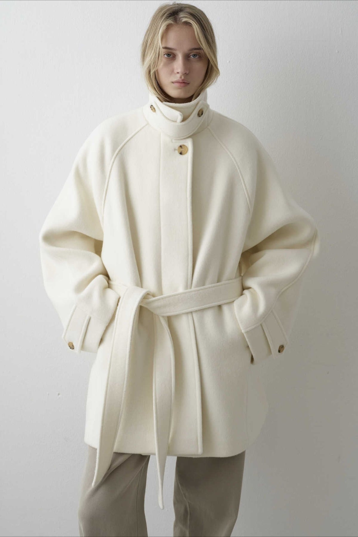Belted Wool Longline Coat