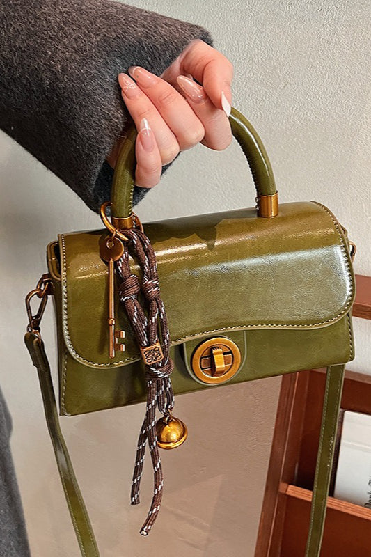 Red Square Mini Bag Handheld Shoulder Crossbody Bag