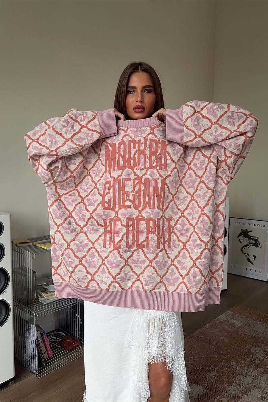 PrincessAce Soft Knit Crew Neck Pullover Sweater