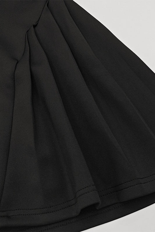 Pleated Lapel Blazer Mini Dress 6