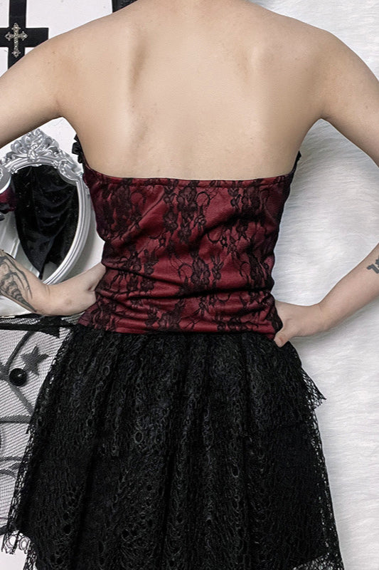 Sexy Lace Tie Slim Corset