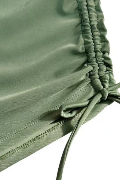 Vacation Style Cross Strap Bikini Two Piece Swim Set