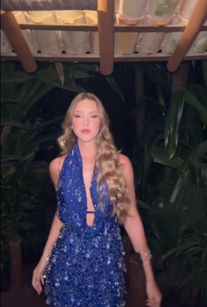 Sexy Halter Blue Chiffon Sequin Beaded Short Party Dress Cocktail Dress Formal Homecoming Dress D577