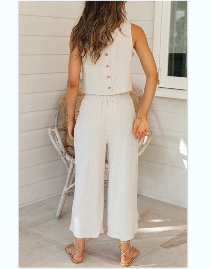 Casual Solid Color Two-Pieces Suits - Fashionpara