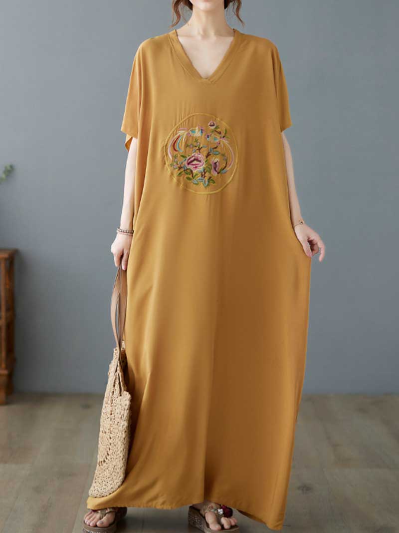 Whisper In Sky Kaftan Dress - Fashionpara