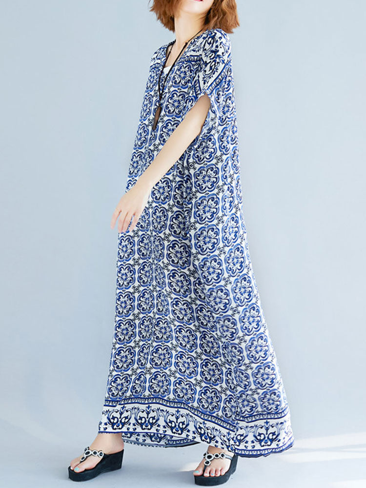 Took A Walk Kaftan Dress - Fashionpara