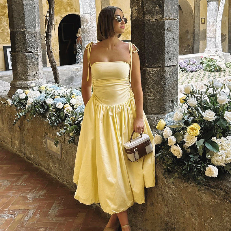 Katlene Dress - Yellow