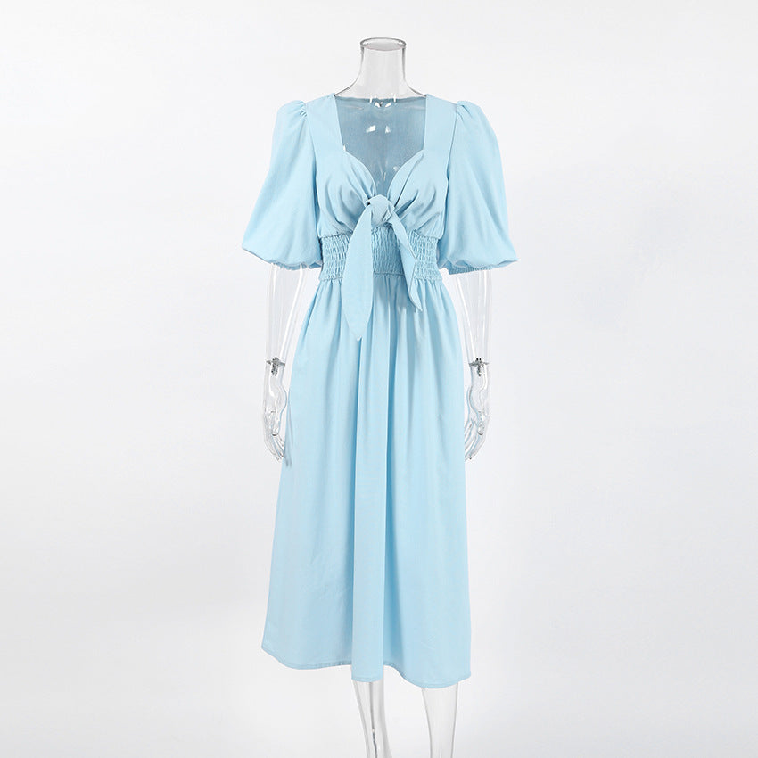 Sky Midi Dress - Blue