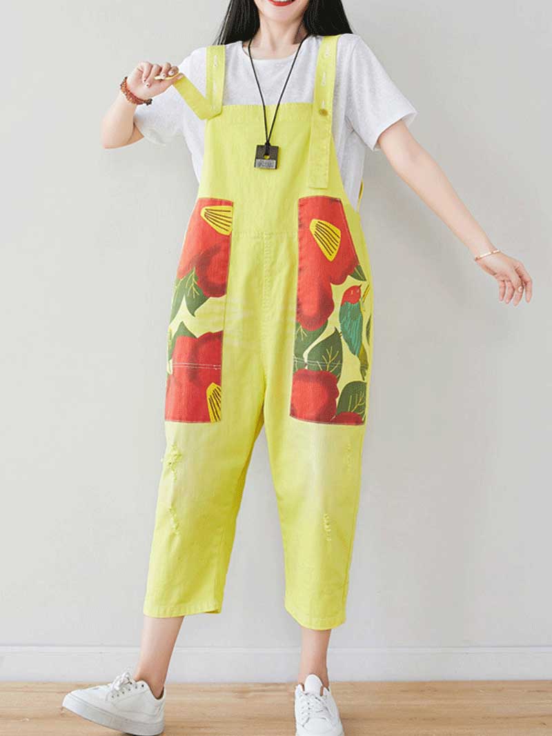 Made your whole Year Denim Overall Dungarees - Fashionpara