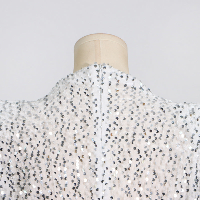 Party On Mini Dress - Silver - Fashionpara