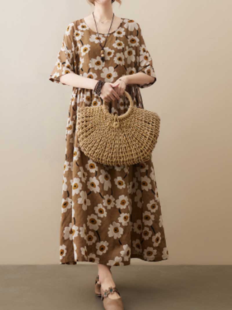 Giving Love Floral Smock Dress - Fashionpara