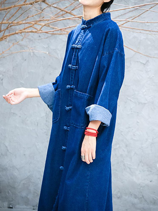 Slouch Pocket Denim Coat 3